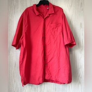 Tommy Bahama Coral Button Down Shirt 2XT – Silk Blend